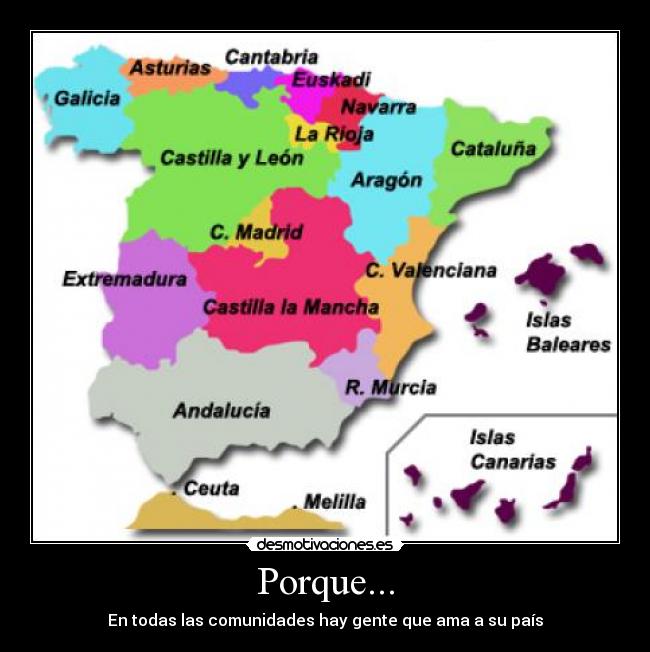 Porque... - En todas las comunidades hay gente que ama a su país