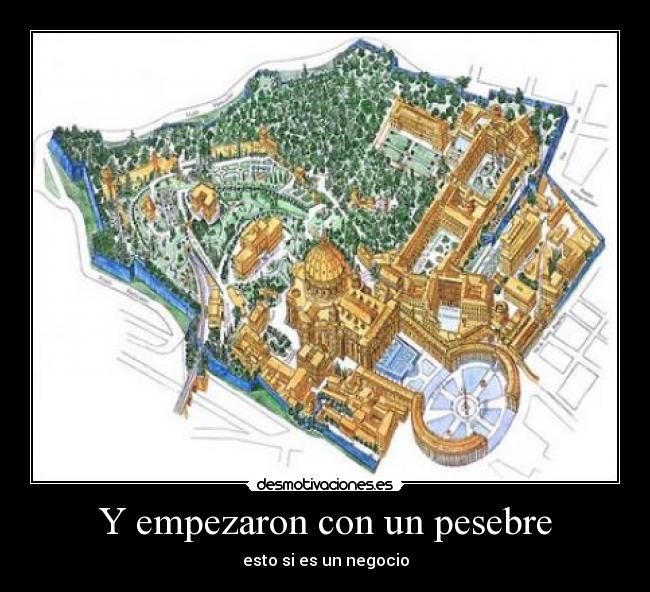 Y empezaron con un pesebre -