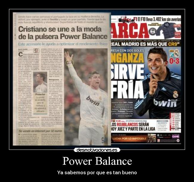 Power Balance - Ya sabemos por que es tan bueno