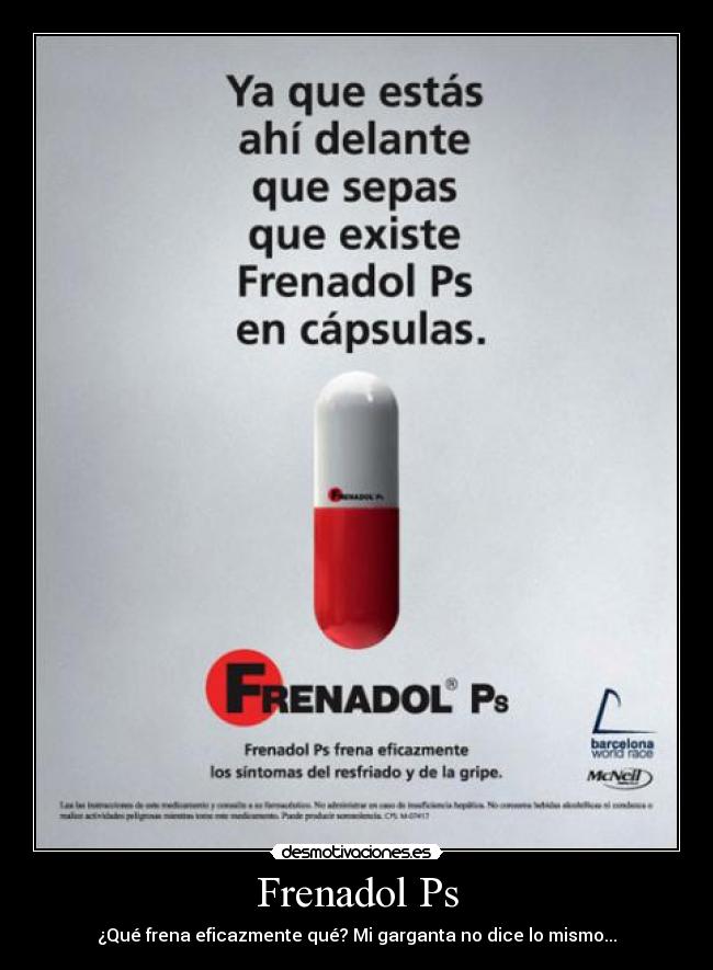 carteles frenadol desmotivaciones