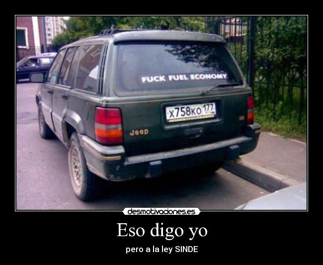 Eso digo yo - pero a la ley SINDE