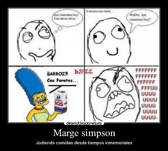 Marge simpson - Jodiendo comidas desde tiempos inmemoriales