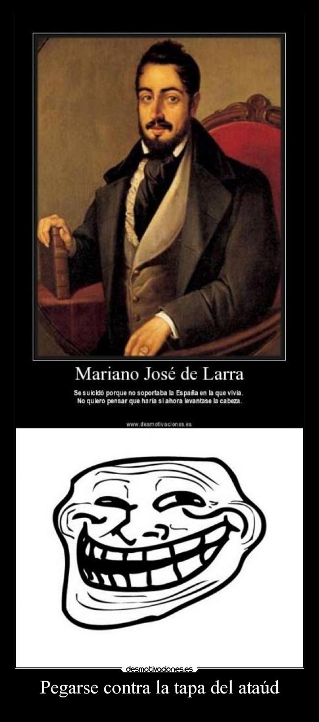 Pegarse contra la tapa del ataúd -
