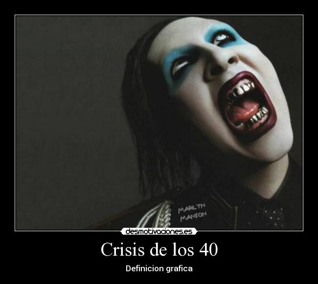 Crisis de los 40 - Definicion grafica