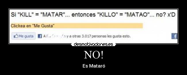 NO! - Es Mataró