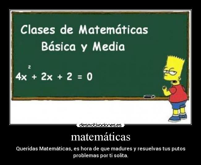 matemáticas - 