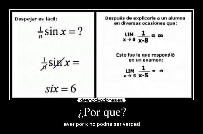 ¿Por que? - 