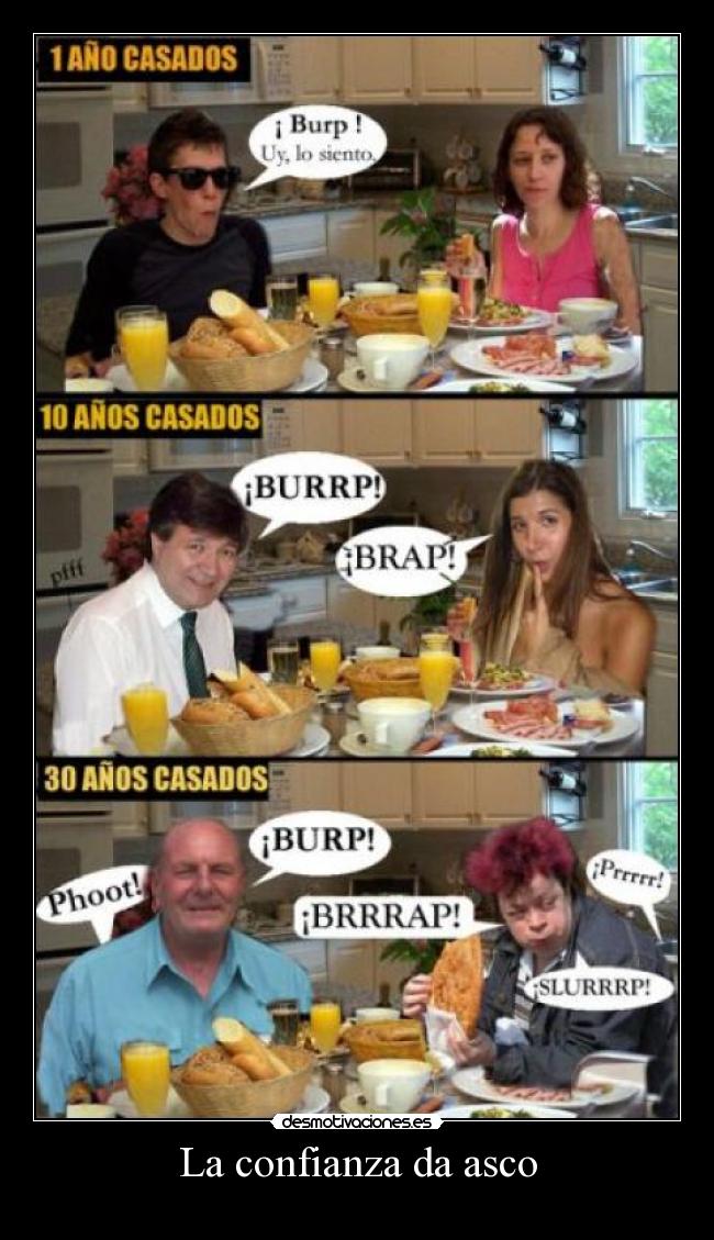 La confianza da asco - 