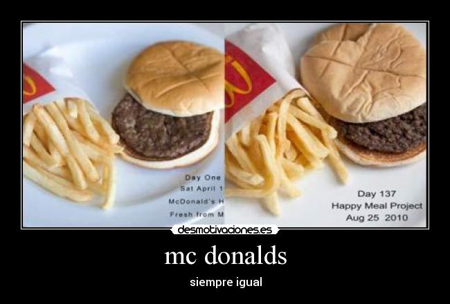 mc donalds - 