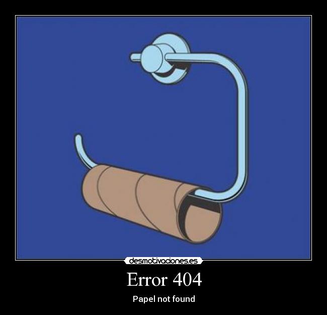 Error 404 - Papel not found