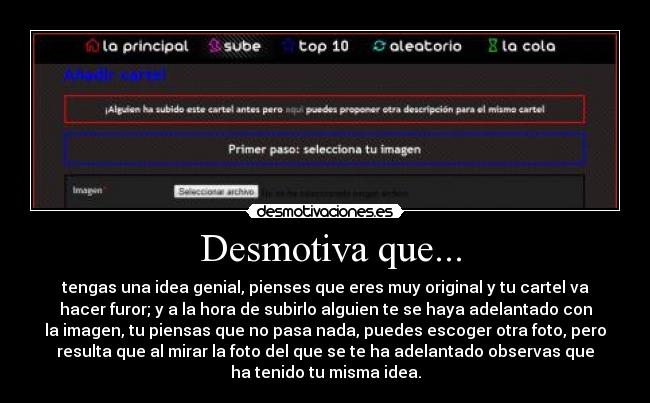  Desmotiva que... - 