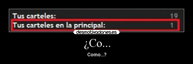 ¿Co... -