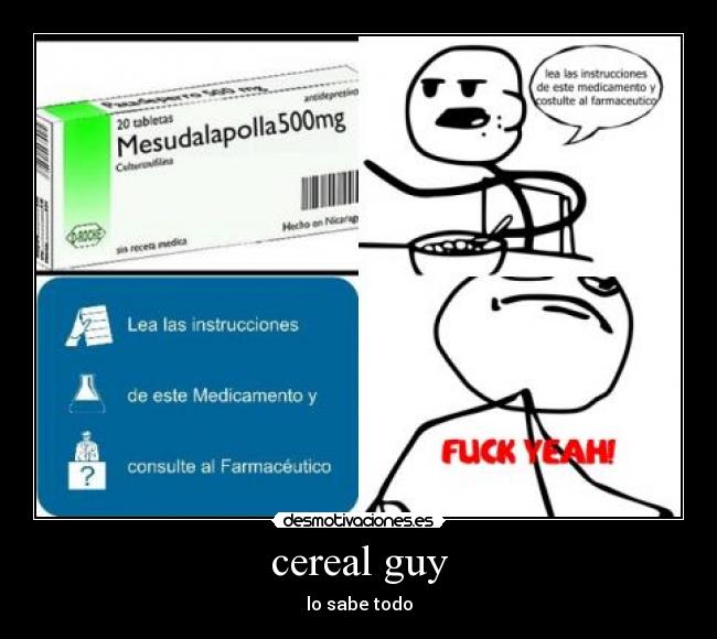 cereal guy - lo sabe todo