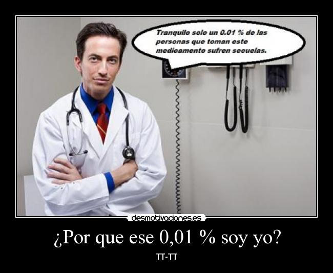 ¿Por que ese 0,01 % soy yo? -