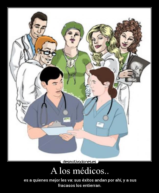 carteles medicos desmotivaciones