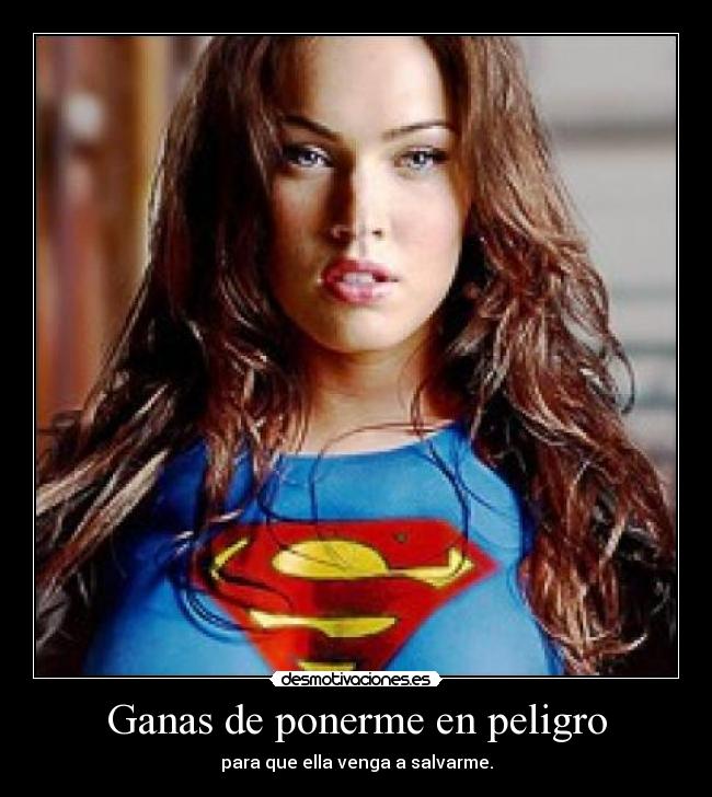 carteles megan fox supergirl superman desmotivaciones
