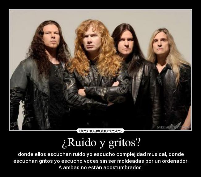 carteles megadeth with chesse ham desmotivaciones