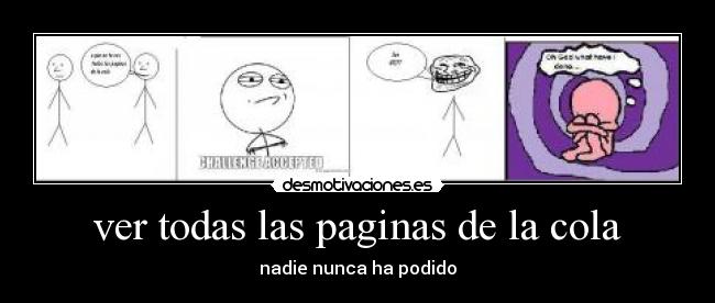 ver todas las paginas de la cola -