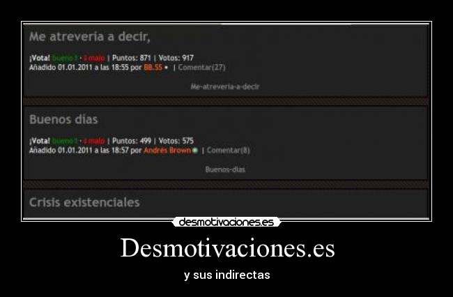 Desmotivaciones.es - y sus indirectas