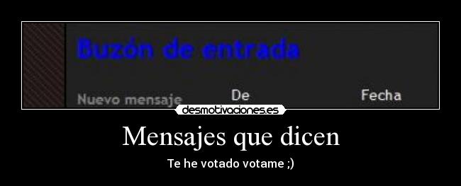 Mensajes que dicen - 
