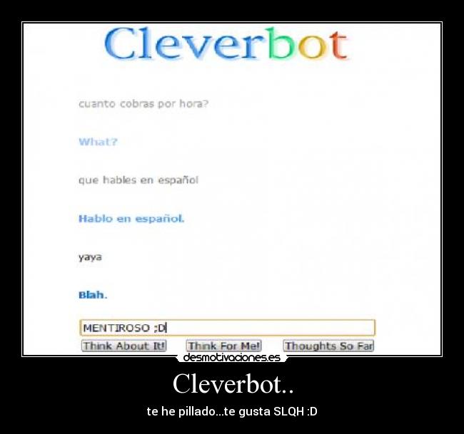 Cleverbot.. -
