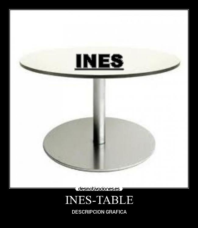 INES-TABLE - DESCRIPCION GRAFICA

