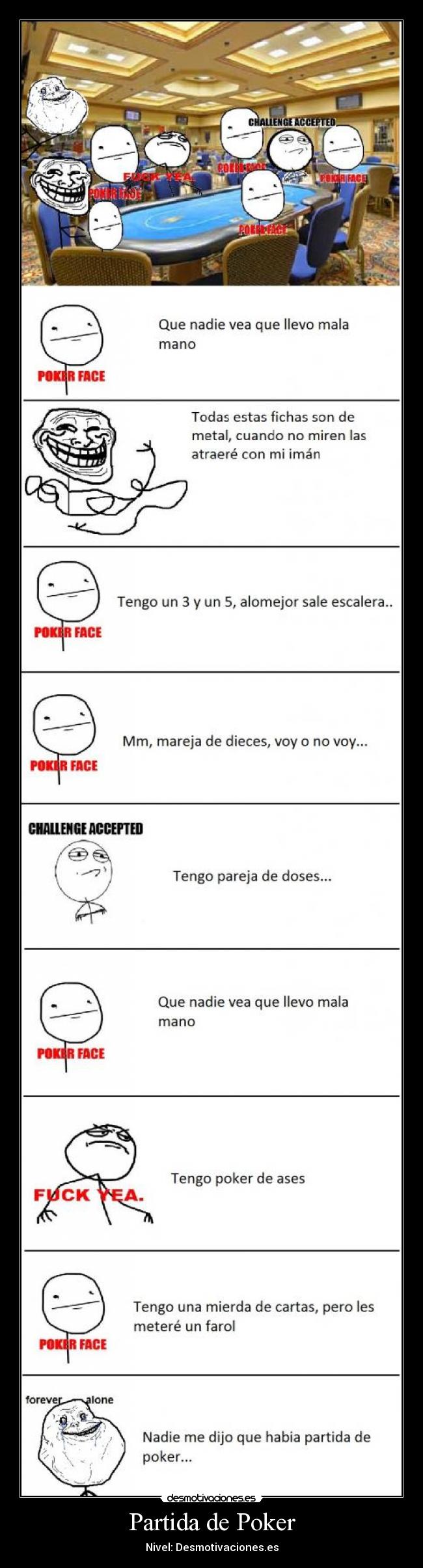 Partida de Poker - Nivel: Desmotivaciones.es