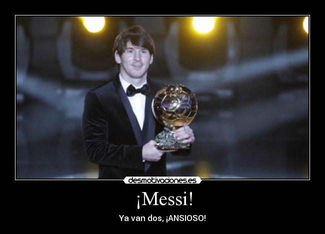 ¡Messi! - Ya van dos, ¡ANSIOSO!