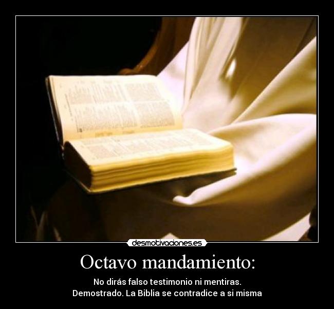 carteles biblia mentirosa desmotivaciones