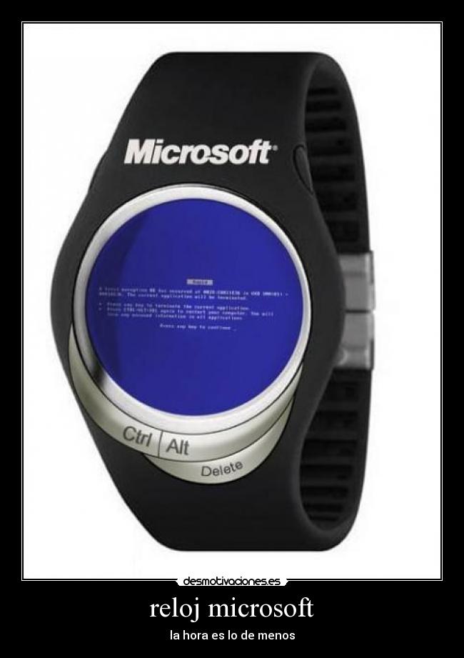 reloj microsoft - 
