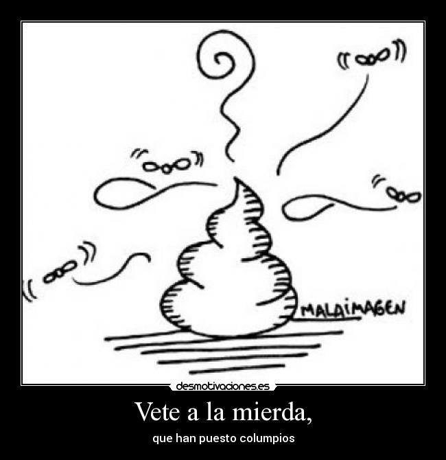 Vete a la mierda, - que han puesto columpios