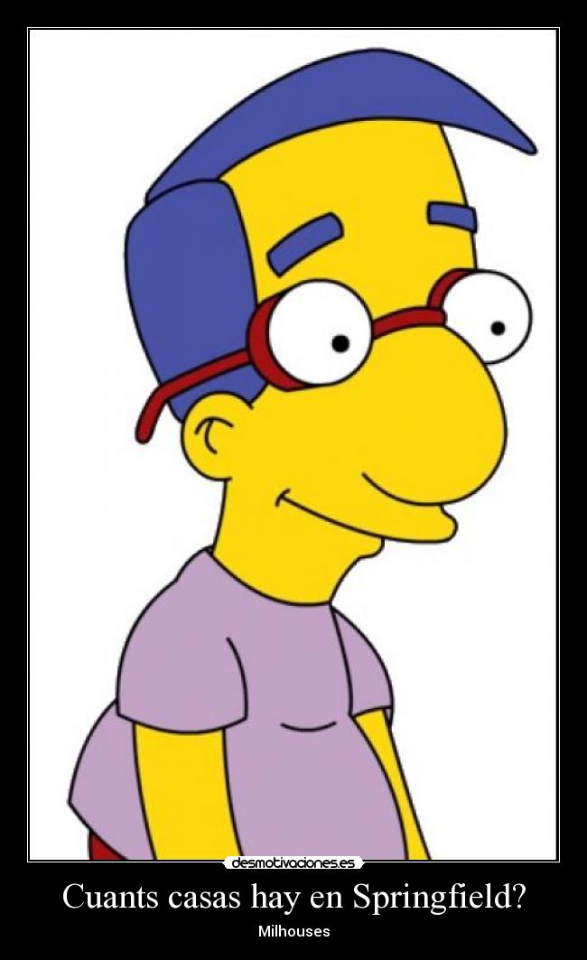 carteles milhouse desmotivaciones