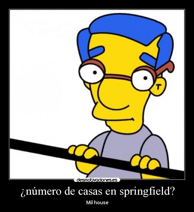 ¿número de casas en springfield? - 