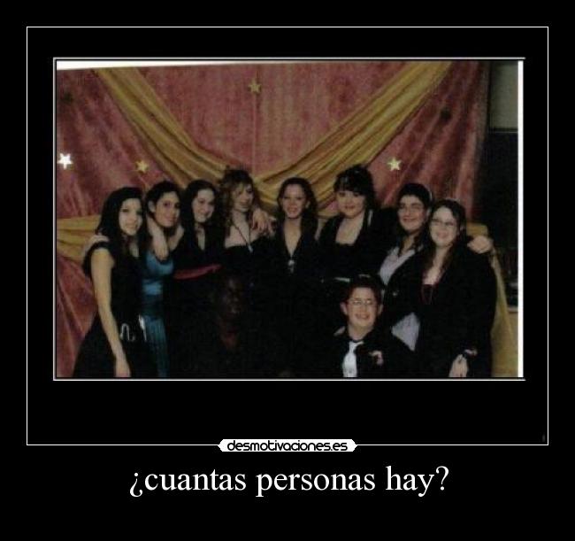 ¿cuantas personas hay? - 