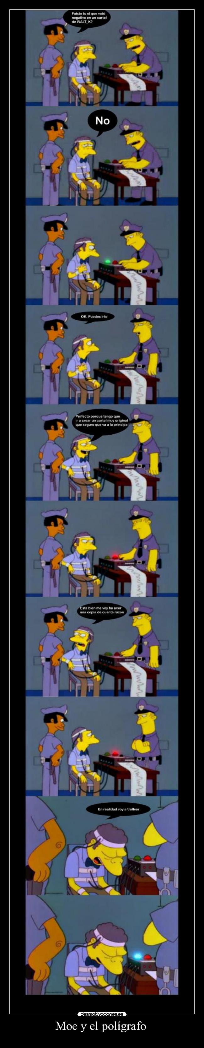 Moe y el polígrafo -