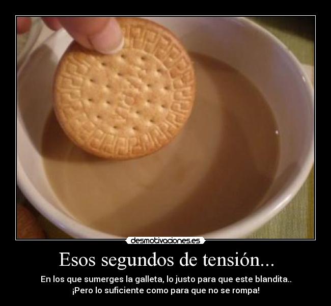 Esos segundos de tensión... - 