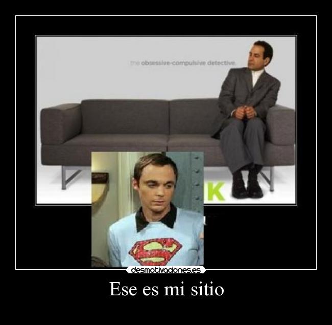 Ese es mi sitio -