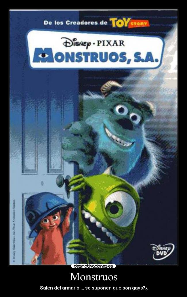Monstruos - Salen del armario.... se suponen que son gays?¿