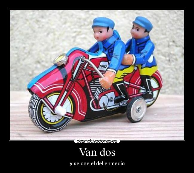 carteles van dos desmotivaciones