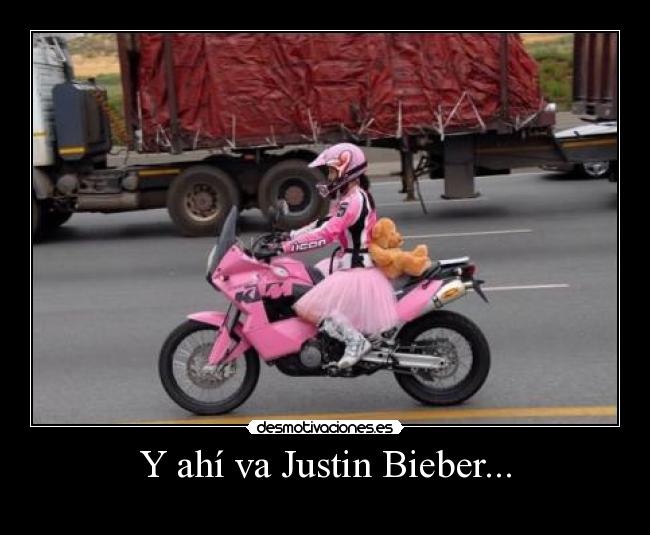 Y ahí va Justin Bieber... - 