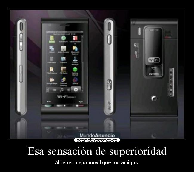 Esa sensación de superioridad -