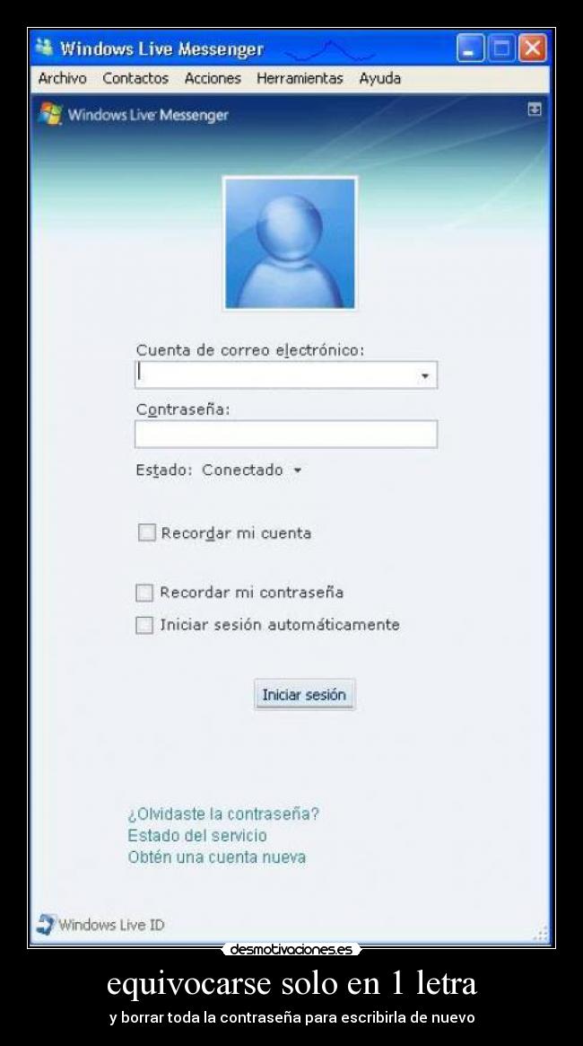 equivocarse solo en 1 letra -