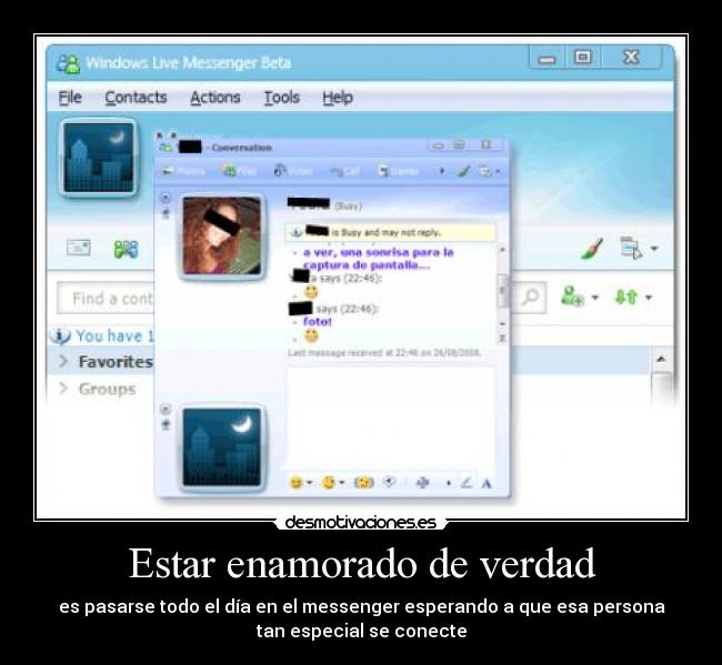 Estar enamorado de verdad - 