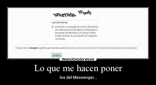 Lo que me hacen poner - 