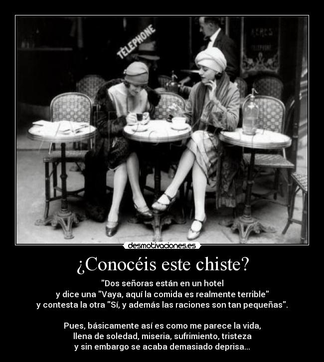 ¿Conocéis este chiste? -