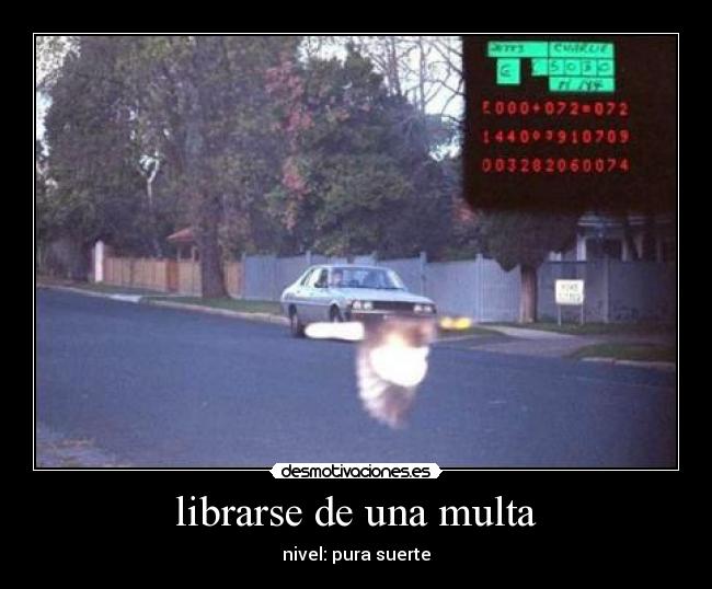 librarse de una multa -