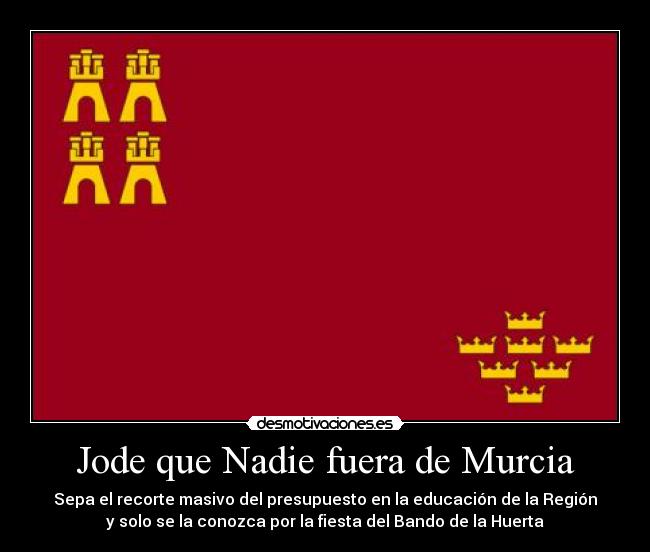 Jode que Nadie fuera de Murcia - 