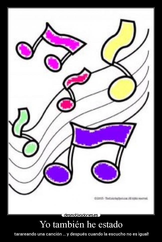Yo también he estado - tarareando una canción ... y después cuando la escucho no es igual!