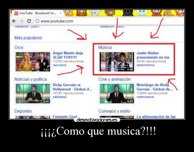 ¡¡¡¿Como que musica?!!! -