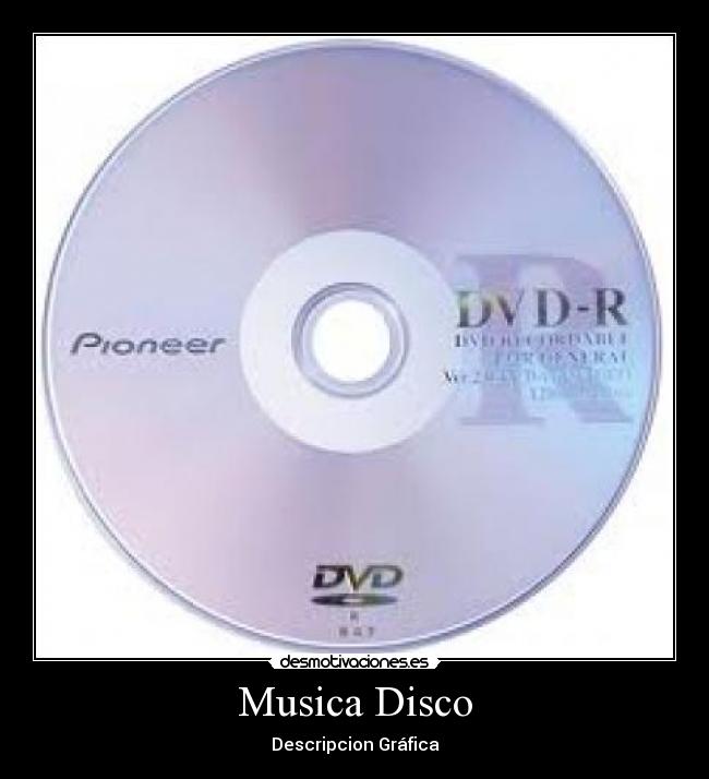 Musica Disco - Descripcion Gráfica